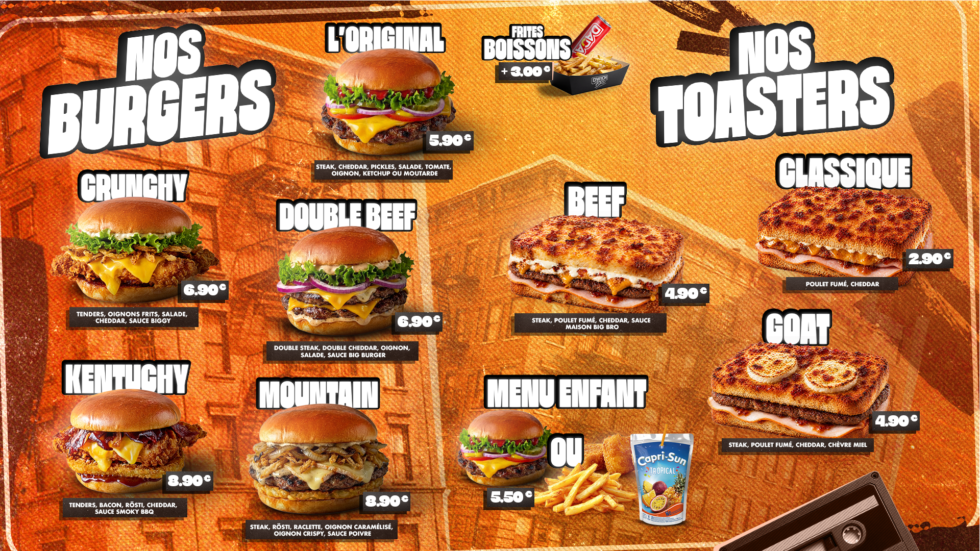 Dwich Bro — Menuboard 2