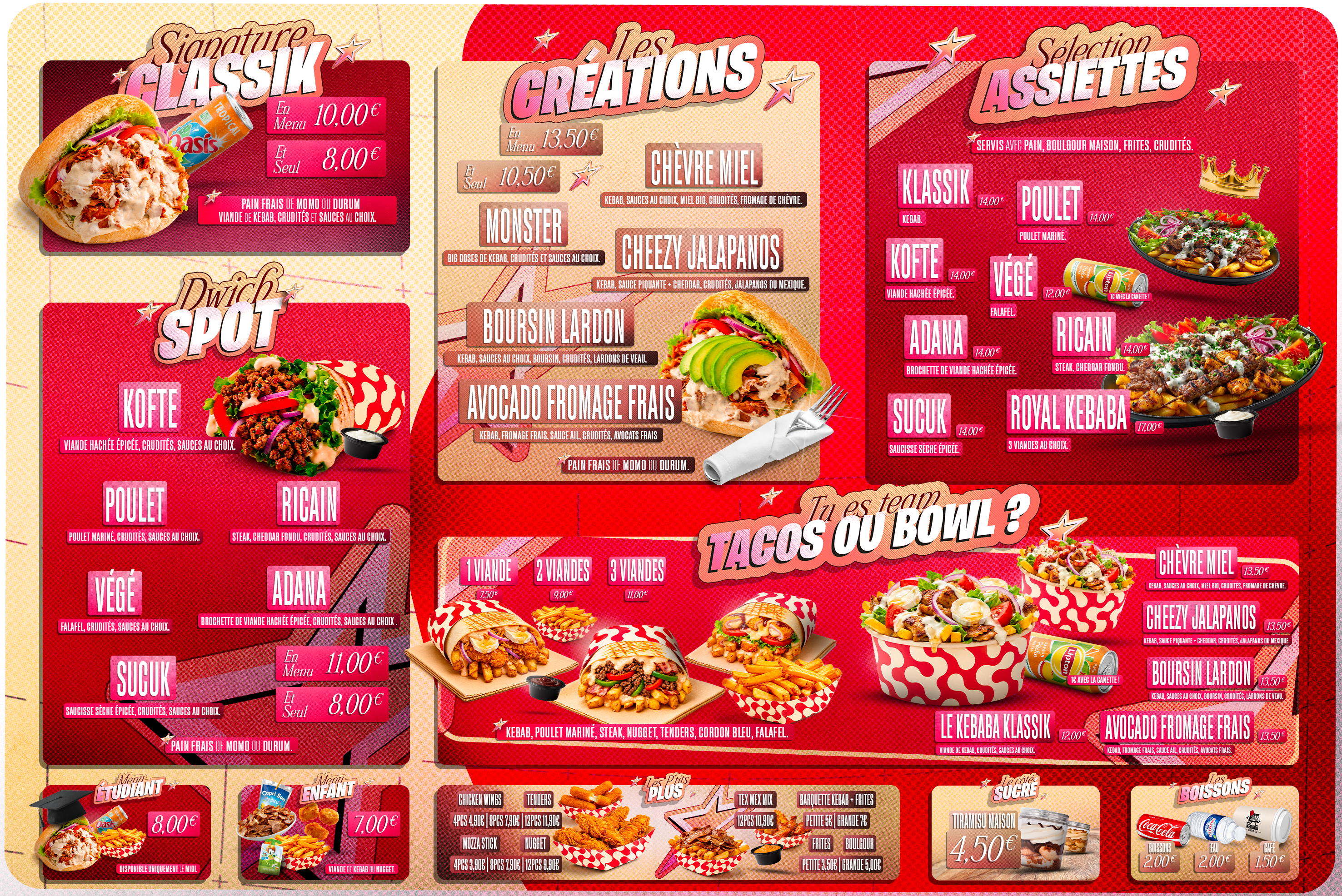 Kebaba — Menu